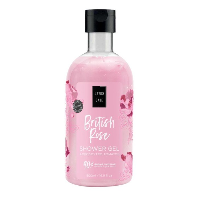 Lavish Care British Rose Shower Gel 500ml