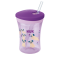 Nuk Purple Dogs Action Cup Με Καλαμάκι 230ml