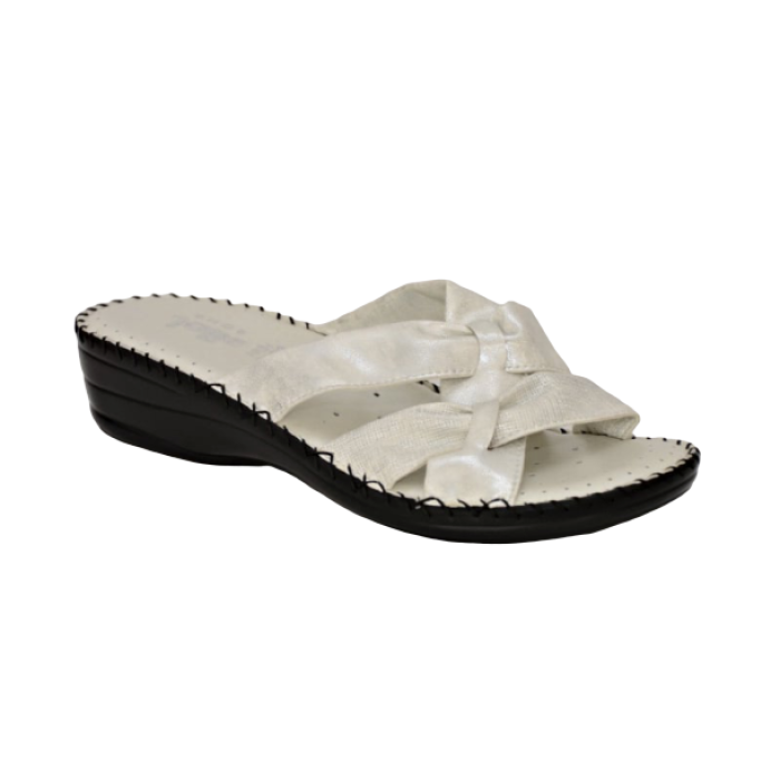 Jolie Shoe Παντόφλα 70598-56-2  BIANCO