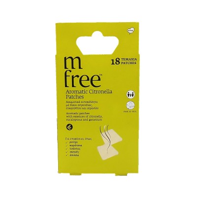 M-Free Aromatic Citronella Patches Αυτοκόλλητα Επιθέματα 18τμχ