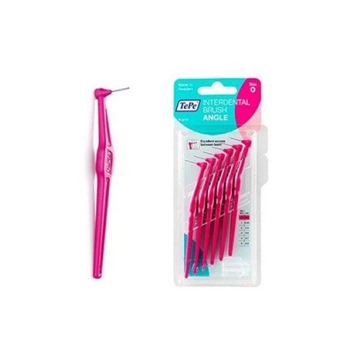 Tepe Interdental Brush Angle Size 0 Ροζ 0.4 mm 6 τμχ