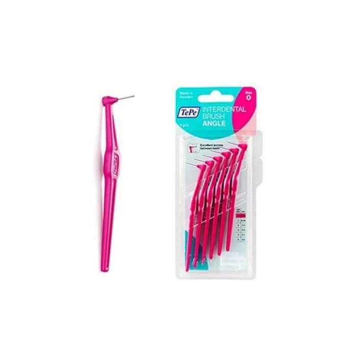 Tepe Interdental Brush Angle Size 0 Ροζ 0.4 mm 6 τμχ