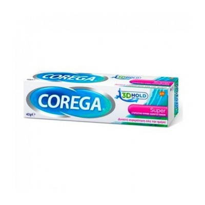 Corega 3D Hold Super Στερεωτική Κρέμα Οδοντοστοιχιών 40g.