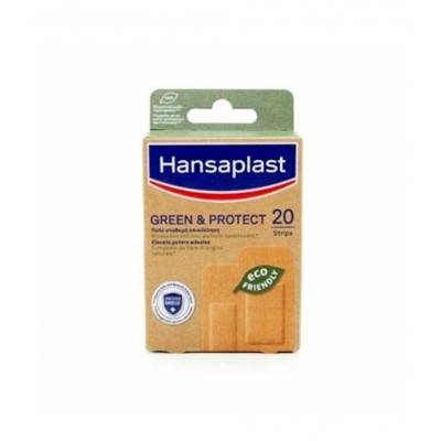 Hansaplast Green & Protect Eco Αυτοκόλλητα Επιθέματα 20τμχ.