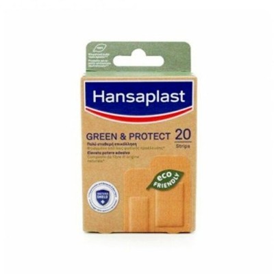 Hansaplast Green & Protect Eco Αυτοκόλλητα Επιθέματα 20τμχ.