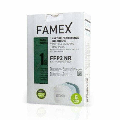 Famex Μάσκα Προστασίας FFP2 Particle Filtering Half NR Forest Green 10τμχ