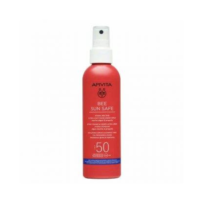 Apivita Bee Sun Safe Ultra-Light Face & Body Spray SPF 50 Ενυδατικό Σπρέι για Πρόσωπο & Σώμα 200ml