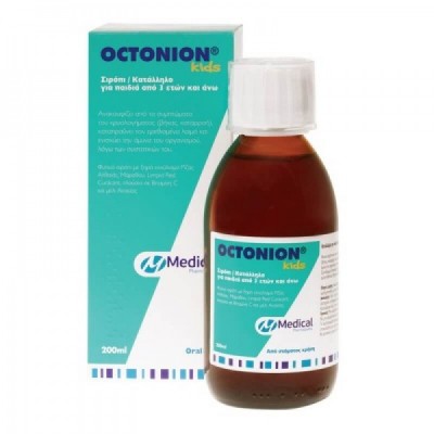 Medical PQ Octonion Kids Σιρόπι για Παιδιά Φράουλα 200ml