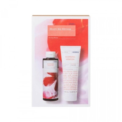  Korres   Body  PROMO Bloom Like Morning Mimosa Αφρόλουτρο 250ml &  Body Milk 125ml