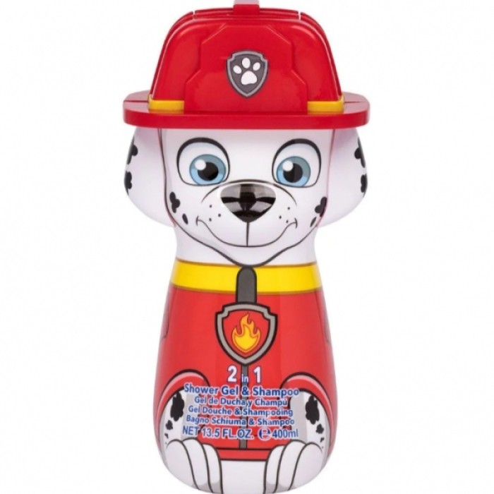 Air-Val International Παιδικό Αφρόλουτρο & Σαμπουάν "Paw Patrol Marshall" σε Μορφή Gel 400ml