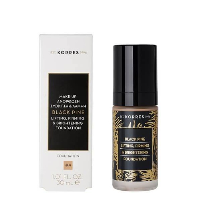 Korres Foundation Black Pine BPF1Lifting, Firming & Brightening  30ml