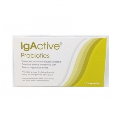 IgActive Probiotics με Προβιοτικά και Πρεβιοτικά 10 κάψουλες