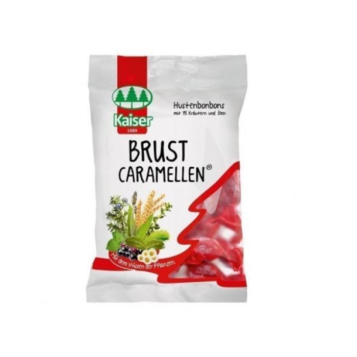 Kaiser 1889 Brust Caramellen Καραμέλες με 15 Βότανα & Έλαια 60gr