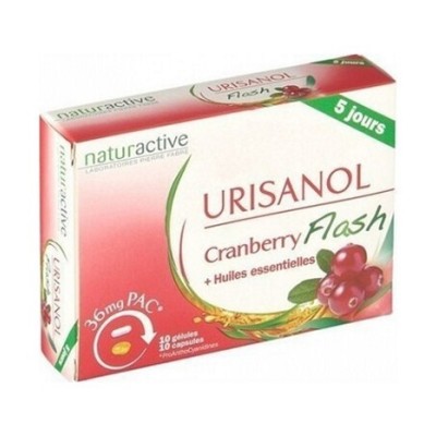 Naturactive Urisanol Flash 10 κάψουλες + 10 παστίλιες