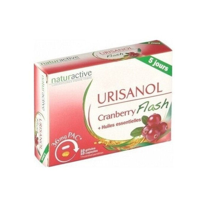 Naturactive Urisanol Flash 10 κάψουλες + 10 παστίλιες