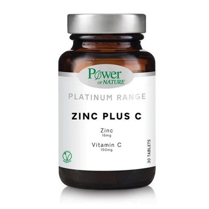 Power Health Classics Platinum Zinc Plus C 30 ταμπλέτες