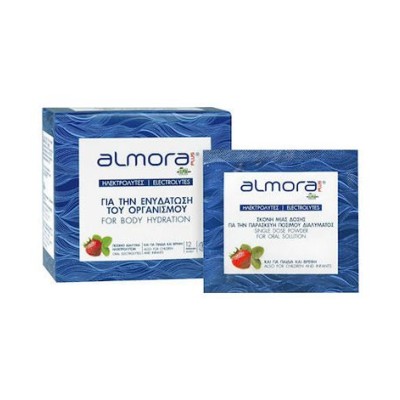 Elpen Almora Plus Electrolytes με Γεύση Φράουλα 12 φακελίσκοι