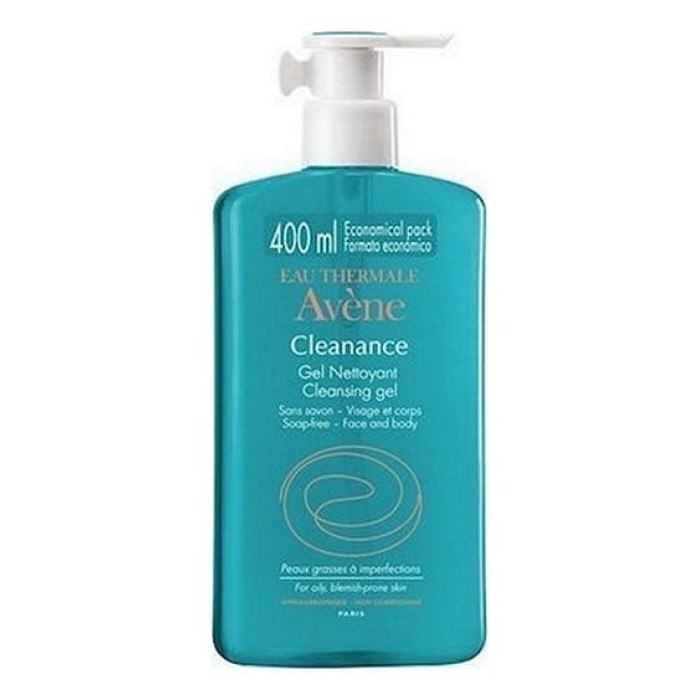 Avene Gel κατά της Ακμής Cleanance Cleansing Oily Blemish Prone Skin για Λιπαρές Επιδερμίδες 400ml