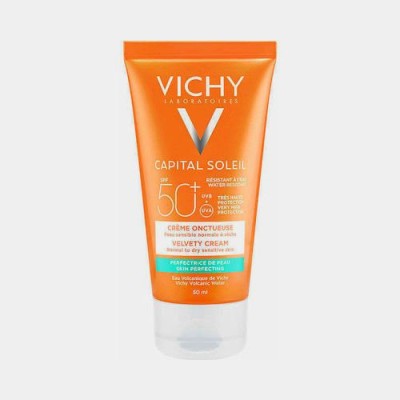 Vichy Capital Soleil Velvety Cream Αδιάβροχη Αντηλιακή Κρέμα Προσώπου SPF50 50ml