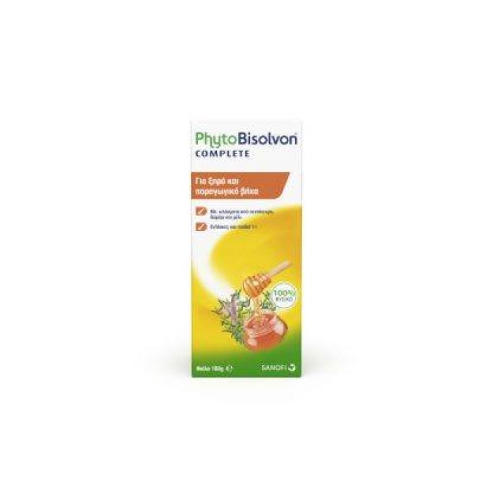 PhytoBisolvon Complete Για Ξηρό & Παραγωγικό Βήχα 180g