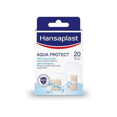 Hansaplast Aδιάβροχα και Αποστειρωμένα Αυτοκόλλητα Επιθέματα Aqua Protect 20τμχ