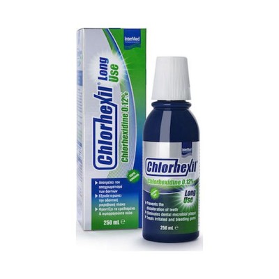 Intermed Chlorhexil 0.12% Long Use Mouthwash Στοματικό Διάλυμα κατά της Πλάκας 250ml