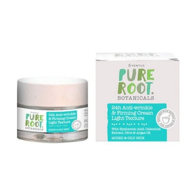 Imel Ventus Pure Root Botanicals 24h Anti Wrinkle & Firming Cream Light Texture 50ml
