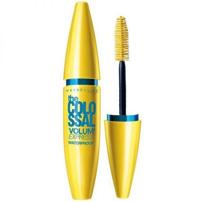 Maybelline The Colossal Volum Express Αδιάβροχη Mascara για Όγκο Glam Black 9.5ml