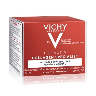 Vichy Liftactiv Collagen Specialist Κρέμα Προσώπου Ημέρας για Αντιγήρανση & Σύσφιξη με Κολλαγόνο 50ml