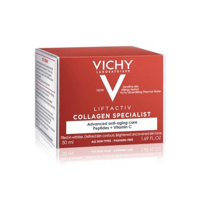 Vichy Liftactiv Collagen Specialist Κρέμα Προσώπου Ημέρας για Αντιγήρανση & Σύσφιξη με Κολλαγόνο 50ml