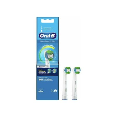 Oral-B Precision Clean CleanMaximiser Ανταλλακτικές Κεφαλές για Ηλεκτρική Οδοντόβουρτσα 2τμχ