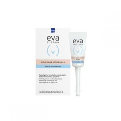 Intermed Eva Intima Moist Long Acting pH 3 Gel Ενυδάτωσης με Χαμομήλι και Αλόη 9 x 2ml