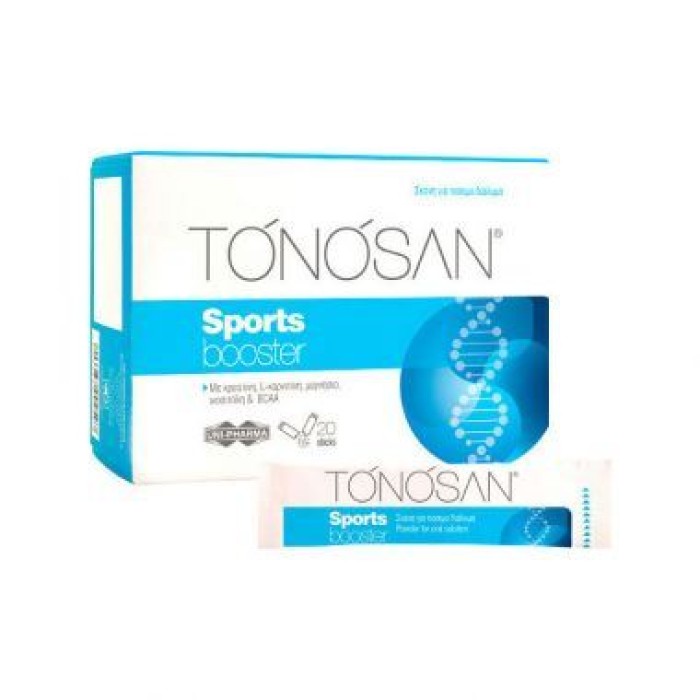 Tonosan Sports Booster Συμπλήρωμα Διατροφής Για Υψηλές Απαιτήσεις & Καταπόνηση Του Σώματος 20 sticks