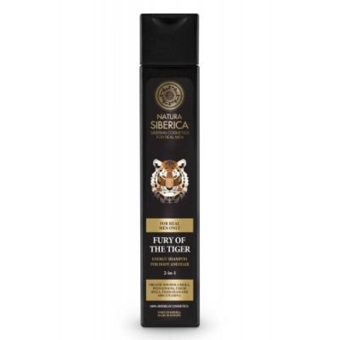 Natura Siberica Fury of the Tiger 2-in-1 Ανδρικό Αφρόλουτρο για Σώμα & Μαλλιά 250ml