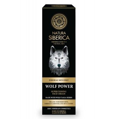 Natura Siberica Men Wolf Power 24ωρη Ανδρική Κρέμα Προσώπου για Ενυδάτωση 50ml