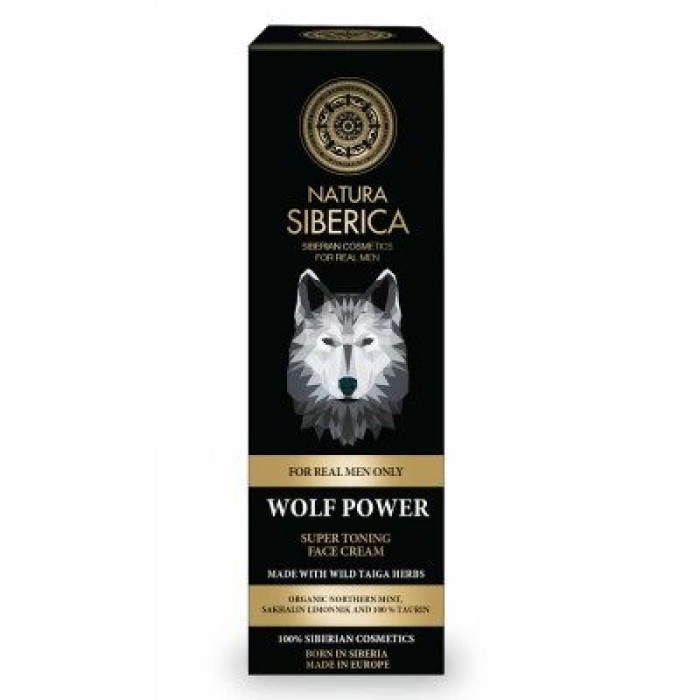 Natura Siberica Men Wolf Power 24ωρη Ανδρική Κρέμα Προσώπου για Ενυδάτωση 50ml