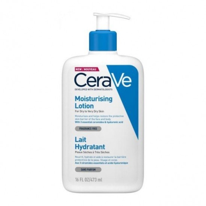 CeraVe Moisturising Ενυδατική Lotion Σώματος με Υαλουρονικό Οξύ για Ξηρές Επιδερμίδες 473ml