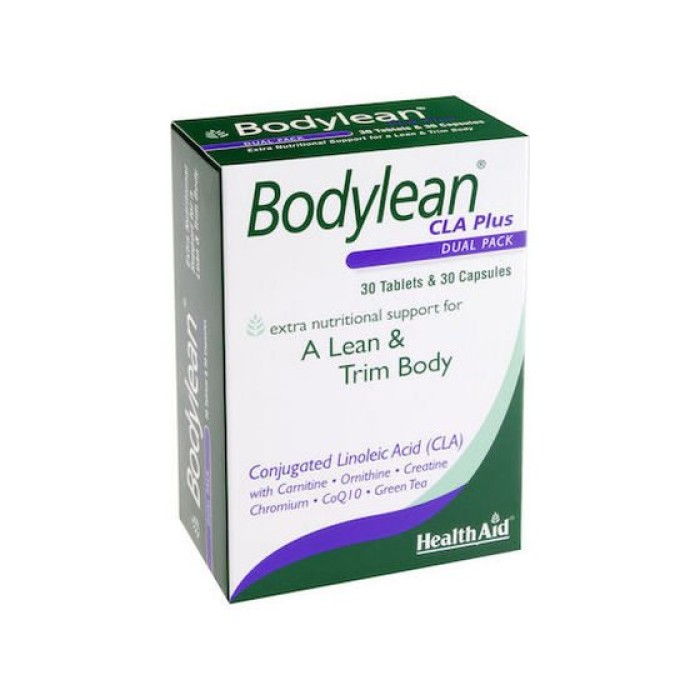 Health Aid Bodylean CLA Plus Συμπλήρωμα για Αδυνάτισμα 30 κάψουλες 30 ταμπλέτες