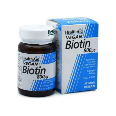 Health Aid Biotin 800mcg 30 ταμπλέτες