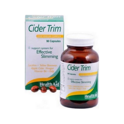 Health Aid Cider Trim Συμπλήρωμα για Αδυνάτισμα 90 κάψουλες