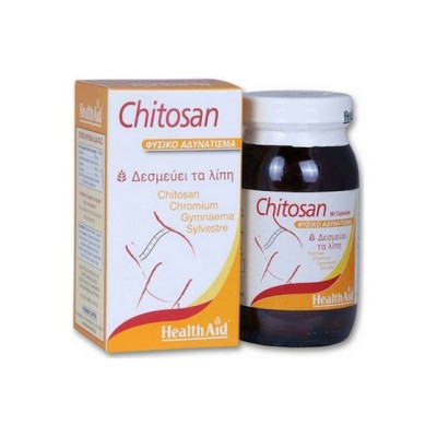 Health Aid Chitosan Συμπλήρωμα για Αδυνάτισμα 90 κάψουλες
