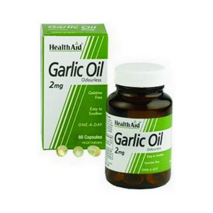 Health Aid Garlic Oil 2mg 30 φυτικές κάψουλες