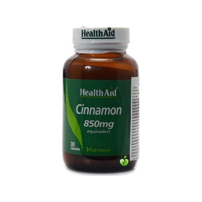 Health Aid Cinnamon 850mg 30 κάψουλες