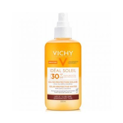 Vichy Ideal Soleil Luminosity Protective Solar Water Αδιάβροχη Αντηλιακή Λοσιόν για το Σώμα SPF30 σε Spray 200ml