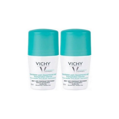 Vichy Anti-Transpirant Treatment Αποσμητικό 48h σε Roll-On 2x50ml