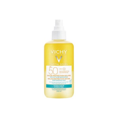 Vichy Capital Soleil Solar Protective Water with Hyaluronic Acid Αδιάβροχη Αντηλιακή Λοσιόν για το Σώμα SPF50 σε Spray 200ml
