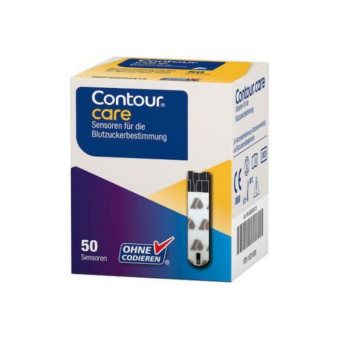 Ascensia Contour Care Ταινίες Μέτρησης Σακχάρου 50τμχ