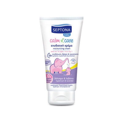 Septona Baby Calm n' Care Βρεφική Ενυδατική Κρέμα με Βάλσαμο & Λεβάντα 150ml