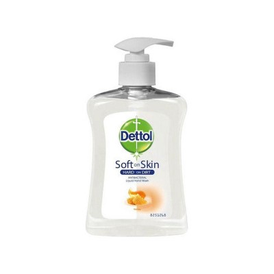 Dettol Honey Soft On Skin Hard On Dirt Liquid Hand Wash 250ml Pump