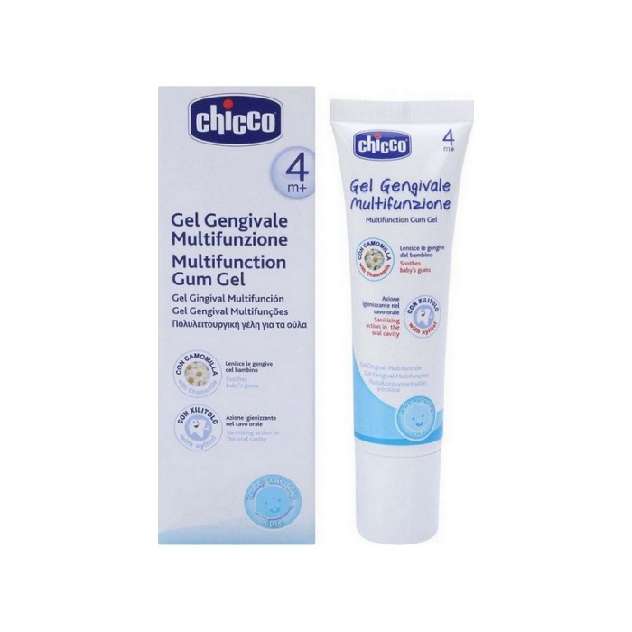 Chicco Moments Multifunction Gum Gel Προϊόν για Ανακούφιση Ούλων 30ml 4m+